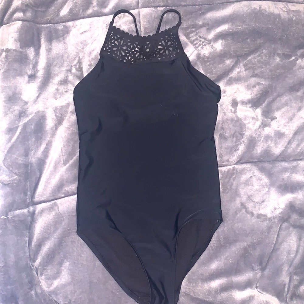 Great anything but basic black bathing suit